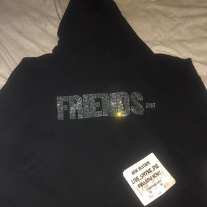 VLONE FRIENDS Swarvoski Hoodie XL